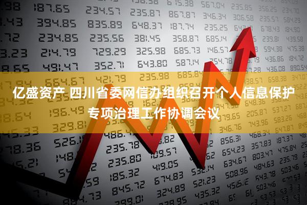 亿盛资产 四川省委网信办组织召开个人信息保护专项治理工作协调会议